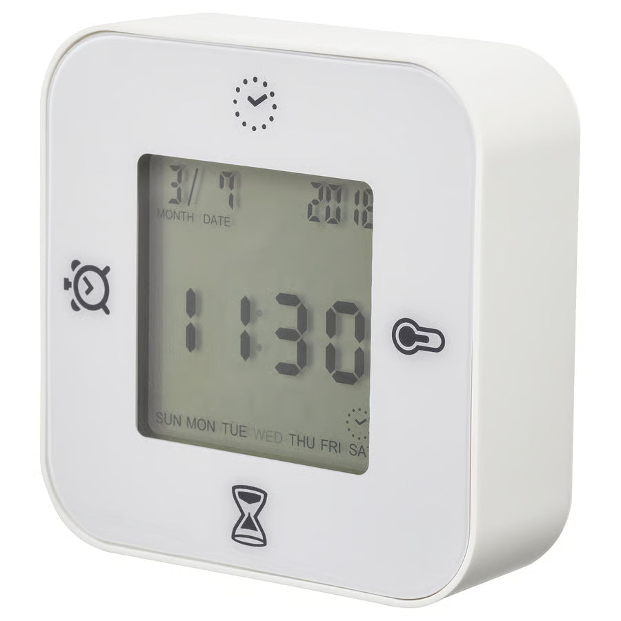 Ceas/termometru/alarmă/temporizator
